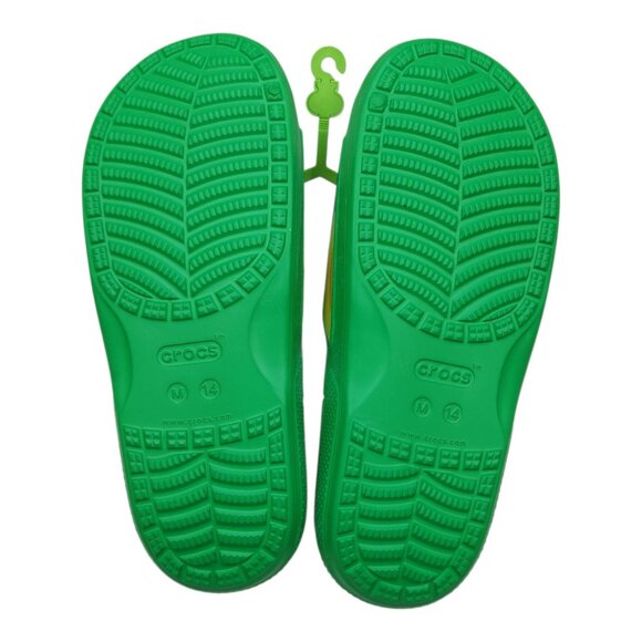 Classic Crocs Terrycloth Slides Men 14 Rainbow Wave Strap Mushroom Charm Clog - Picture 7 of 9